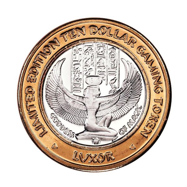 .999 Silver Luxor Las Vegas, Nevada Casino $10 Casino Limited Edition Gaming Token