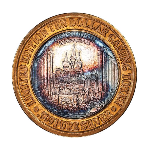 .999 Silver Excalibur Las Vegas, Nevada $10 Casino Limited Edition Gaming Token