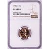 Image 1 : 1962 Proof Lincoln Memorial Cent Coin NGC PF69RD