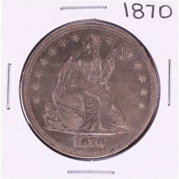 1870 Seated Liberty Silver Dollar