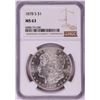 Image 1 : 1878-S $1 Morgan Silver Dollar Coin NGC MS63