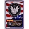 Image 2 : 2019-W $1 Proof American Silver Eagle Coin NGC PF70 Ultra Cameo Congratulations Flag
