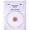 Image 1 : 1875 California Fractional Octagonal Gold Half Dollar Coin PCGS AU58 BG-946