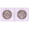 Image 2 : Lot of (2) 1949 Franklin Half Dollar Coins