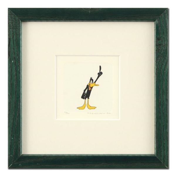 Looney Tunes "Daffy Duck (With Hand Up)" Print Etching On Paper