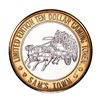 Image 1 : .999 Fine Silver Sam's Town Casino Las Vegas $10 Limited Edition Gaming Token