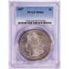 Image 1 : 1897 $1 Morgan Silver Dollar Coin PCGS MS64