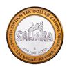 Image 2 : .999 Silver Sahara Las Vegas, Nevada $10 Casino Limited Edition Gaming Token