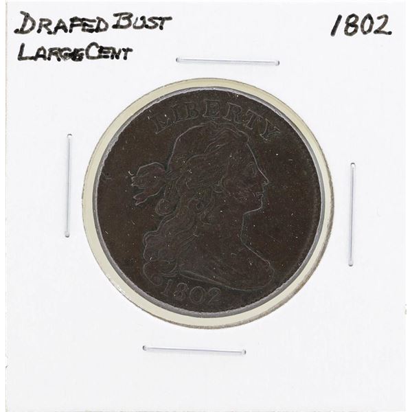 1802 Draped Bust Large Cent Coin