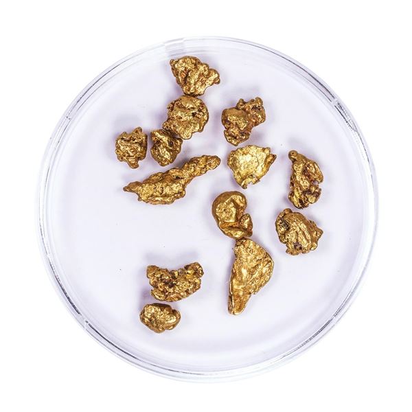Lot of Gold Nuggets 5.2 grams Total Weight