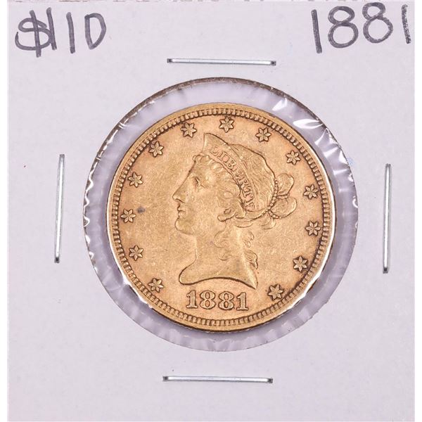 1881 $10 Liberty Head Eagle Gold Coin