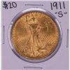 Image 1 : 1911-S $20 St. Gaudens Double Eagle Gold Coin
