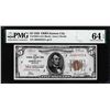 Image 1 : 1929 $5 Federal Reserve Bank Note Kansas City Fr.1850-J PMG Choice Uncirculated 64EPQ