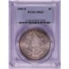 Image 1 : 1880-S $1 Morgan Silver Dollar Coin PCGS MS62