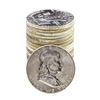 Image 1 : Roll of (20) Brilliant Uncirculated 1963-D Franklin Half Dollar Coins