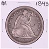 Image 1 : 1843 $1 Seated Liberty Silver Dollar Coin