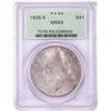 Image 1 : 1935-S $1 Peace Silver Dollar Coin PCGS MS63 Old Green Holder