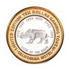 Image 1 : .999 Fine Silver Sam Boyd's California $10 Casino Limited Edition Gaming Token