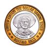 Image 1 : .999 Fine Silver Buffalo Bills Primm, Nevada $10 Casino Limited Edition Gaming Token