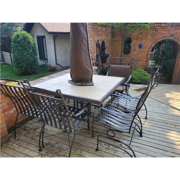 6 Person Patio Dining Suite