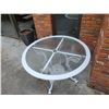 Image 3 : Round Glass Patio Table