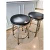 Image 2 : 2 Chrome and Leather Bar Stools