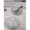 Image 3 : Pinwheel Crystal Bowl Set