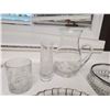 Image 3 : Vintage Crystal and Glass Serving Set