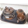 Image 2 : Rustic Stoneware Tea Set