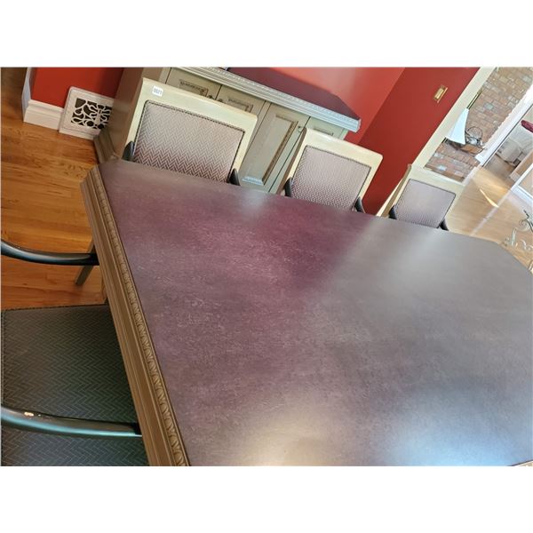 8 Person Dining Suite, Corner Cabinet and Buffet.