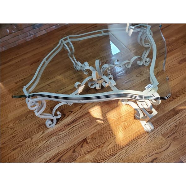 Decorative Glass Top Coffee Table, Console Table, Side Table