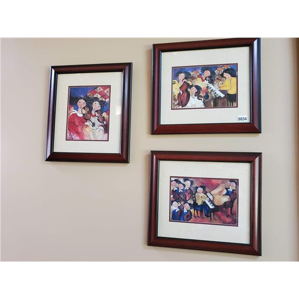 "Sweet Melody" Original Watercolor Drawings by Patricia Ming Huong