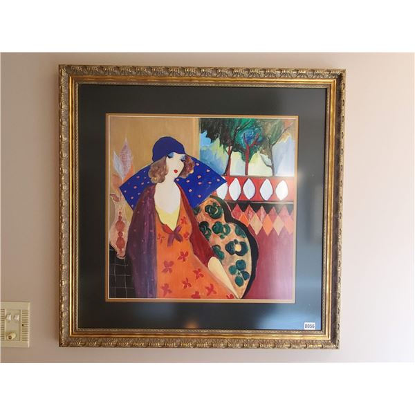 Large Gilt Framed Painting