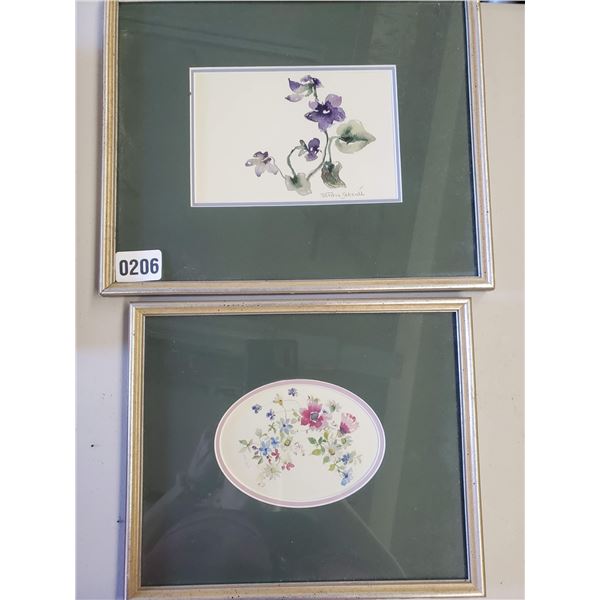 Framed Watercolors