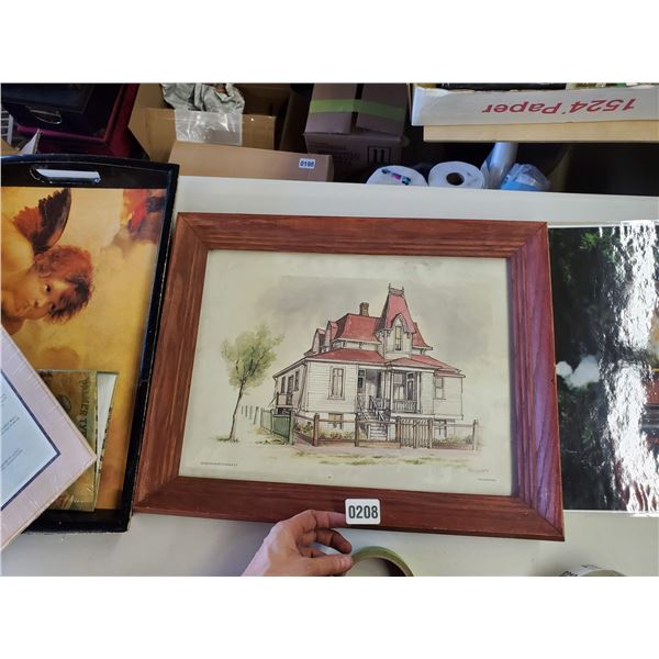 Ted Randshaw "House on Fourth Avenue" print