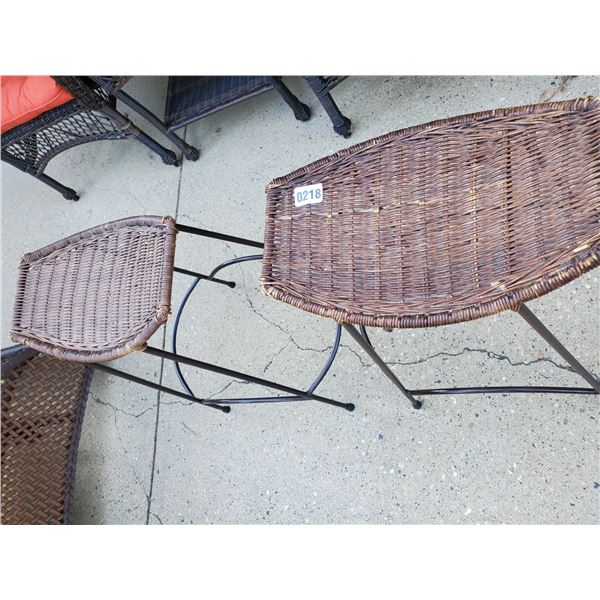 2 Rattan Stools