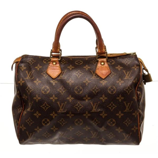 Louis Vuitton Brown Speedy 30cm Satchel Bag