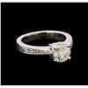 Image 1 : 1.67 ctw Diamond Ring - 14KT White Gold