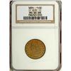 Image 1 : 1834 1/2 C Brown MS64 NGC