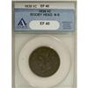 Image 1 : 1839 1C Booby Head XF40 ANACS