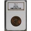Image 1 : 1852 1C Red and Brown MS65 NGC
