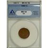Image 1 : 1898 1C Red and Brown MS64 ANACS
