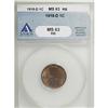 Image 1 : 1918-D 1C Red and Brown MS63 ANACS
