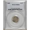 Image 3 : 1865 3CN MS64 PCGS