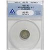 Image 1 : 1853 H10C No Arrows AU53 ANACS