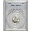 Image 1 : 1929 10C Full Bands MS65 PCGS