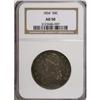 Image 1 : 1834 50C Large Date, Large Letters AU50 NGC