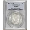 Image 1 : 1878 7/8TF $1 Strong MS64 PCGS