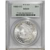 Image 1 : 1880-CC $1 MS64 PCGS