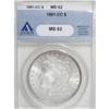 Image 1 : 1881-CC $1 MS62 ANACS